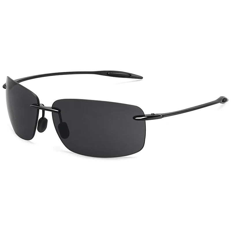 MAXJULI Polarized Sunglasses Women&Men Designer Fashion Driving Sports Rimless（MJ8009）