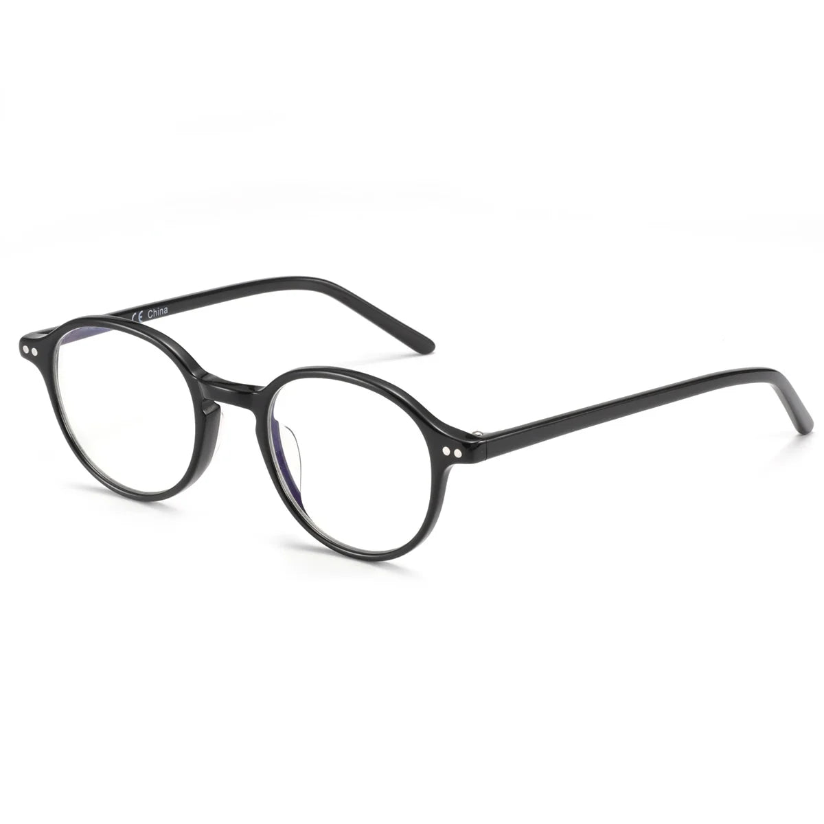 ZENOTTIC(XS Size) Retro Acetate Anti Blue Light Blocking Glasses Round Optical Frame Eyewear Fashio Computer Eyeglasses Unisex