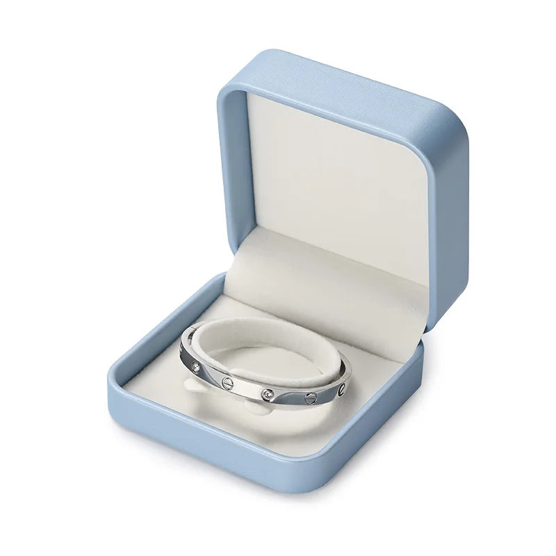Oirlv Jewelry Box Jewelry Organizer Ring Earrings Necklace Pendant Bracelet Storage Box Packaging Box Gift Case for Wedding