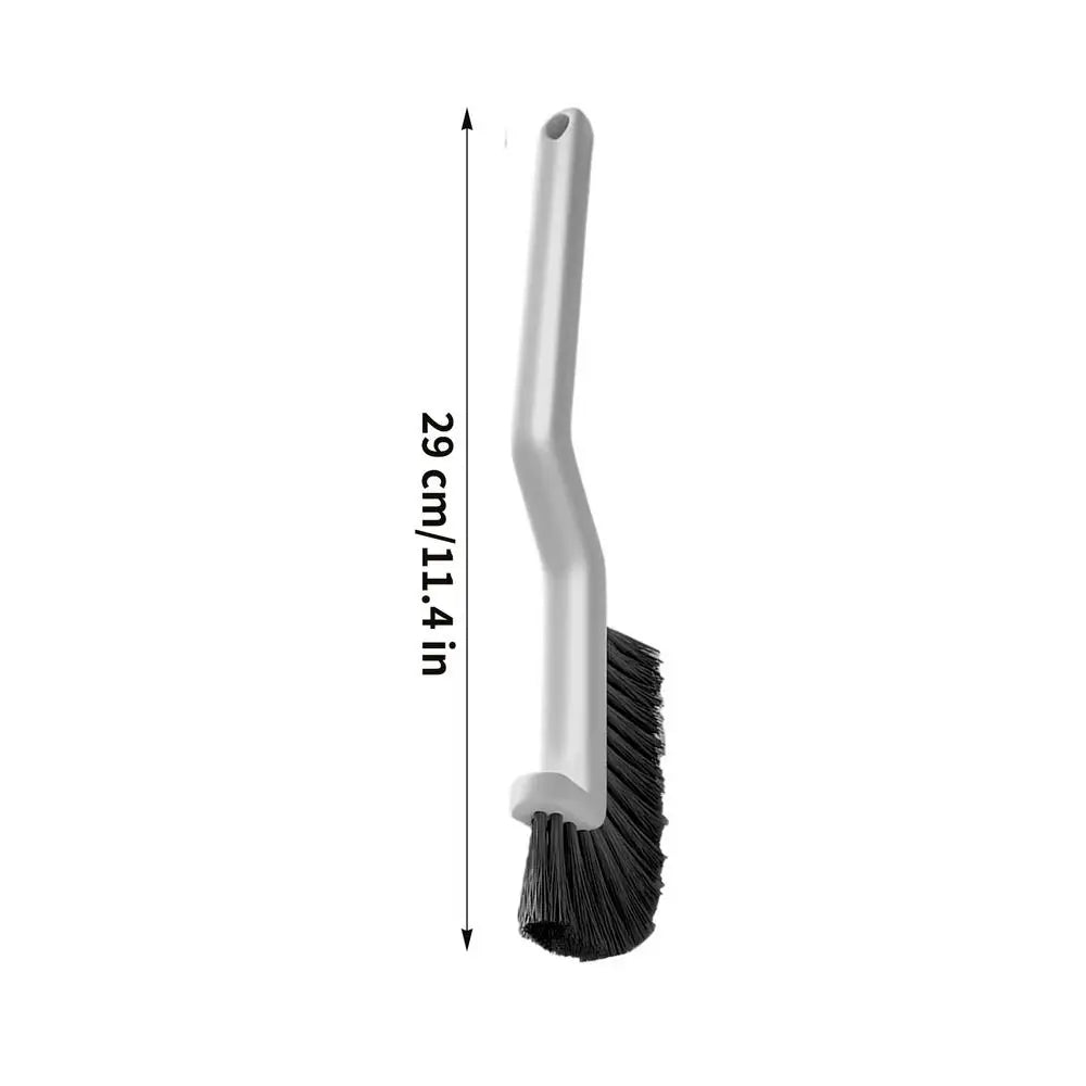 Hard Bristles Gap Cleaning Brush, Angled Crevice Cleaner, Multipurpose Brush for Tile Bathroom Kitchen Toilet