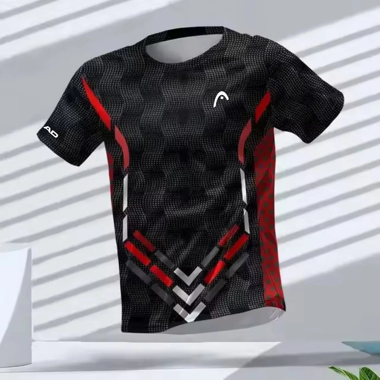 Men's T-shirts Outdoor Sports Running Tees Workout Quick-drying Breathable Round Neck Short Sleeve Casual Fashion Loose Tops