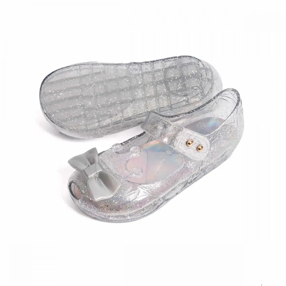 New Children's Garden Shoes Pure Color Bright Bow Sandals Fashion Comfortable Waterproof Non-slip Cute Kids Shoes Summer