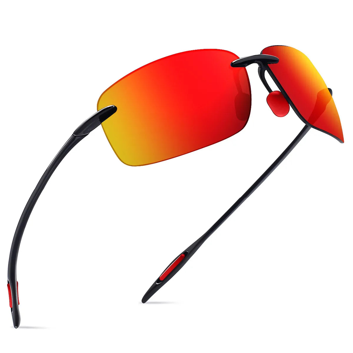 MAXJULI Polarized Sunglasses Women&Men Designer Fashion Driving Sports Rimless（MJ8009）