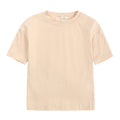 2026 Toddler Infant Tee Pure O-neck Short Cotton Summer Outfits Top Casual T-shirt For Children Teenages Korean Style Clothes