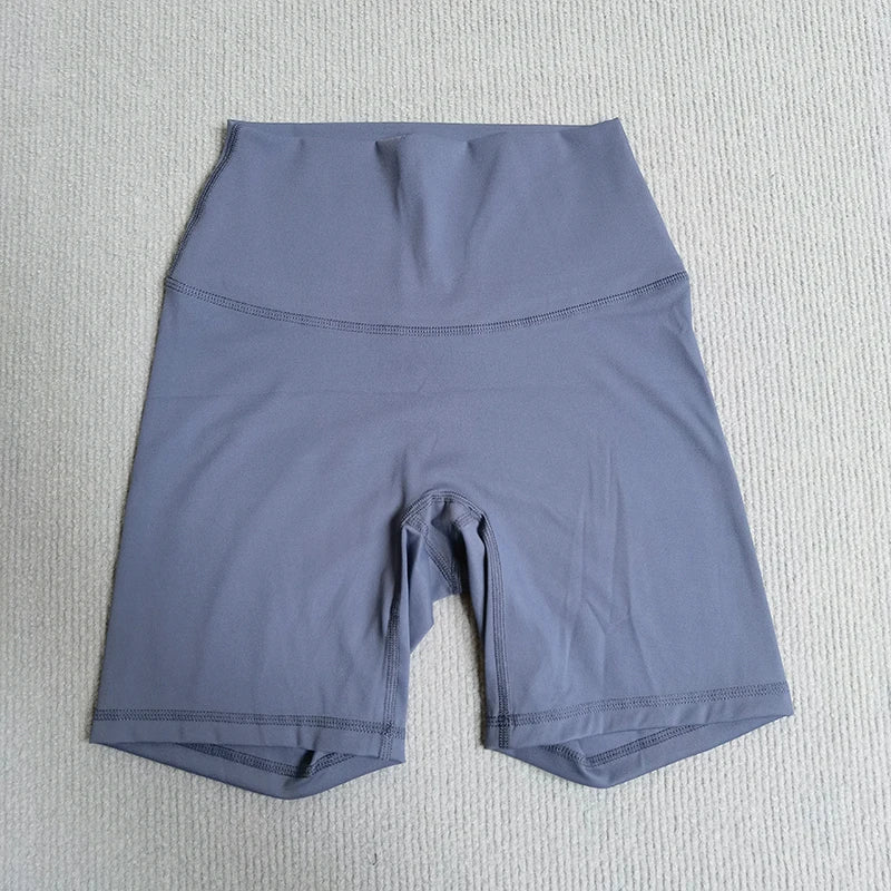 Yoga Shorts Solid Color Soft Women Sport Shorts Compression Support Sweat  Comprehensive Training Jog Cycling Internal Pocket