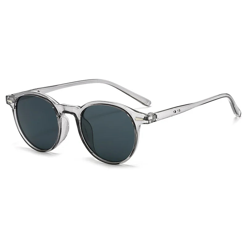 Vintage Round Sunglasses for Women Men Circular Sun Glasses Female Oval Eyewear Oculos De Sol for Male Female Eyeglasses