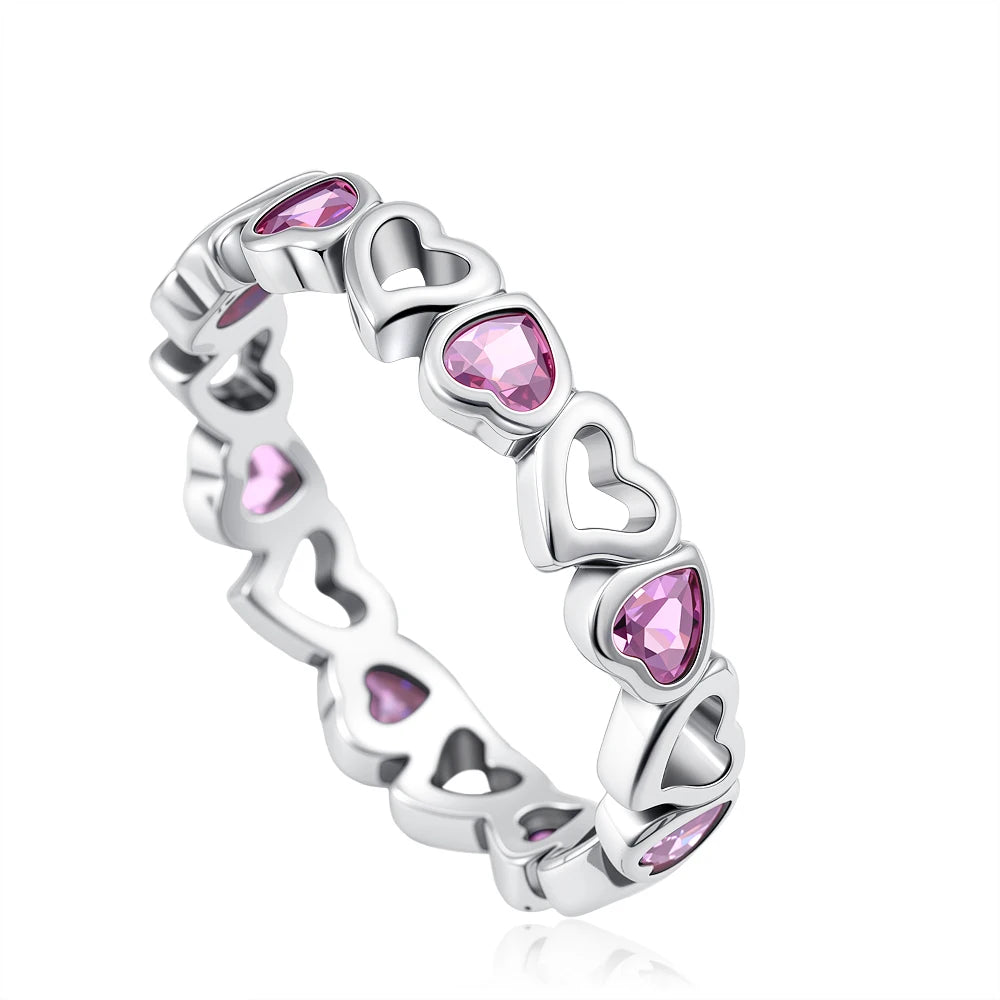 Hot Selling 925 Silver,Square,Bow,Flower,Playing Card Ring,Size 6 7 8 9,Suitable for European Women's Charm Luxury Jewelry Gifts