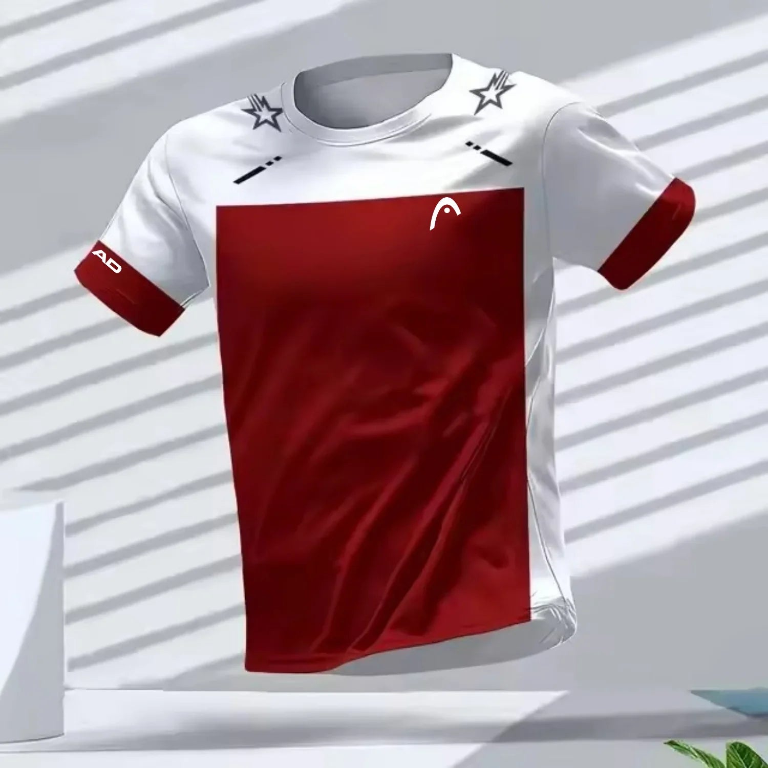Men's T-shirts Outdoor Sports Running Tees Workout Quick-drying Breathable Round Neck Short Sleeve Casual Fashion Loose Tops