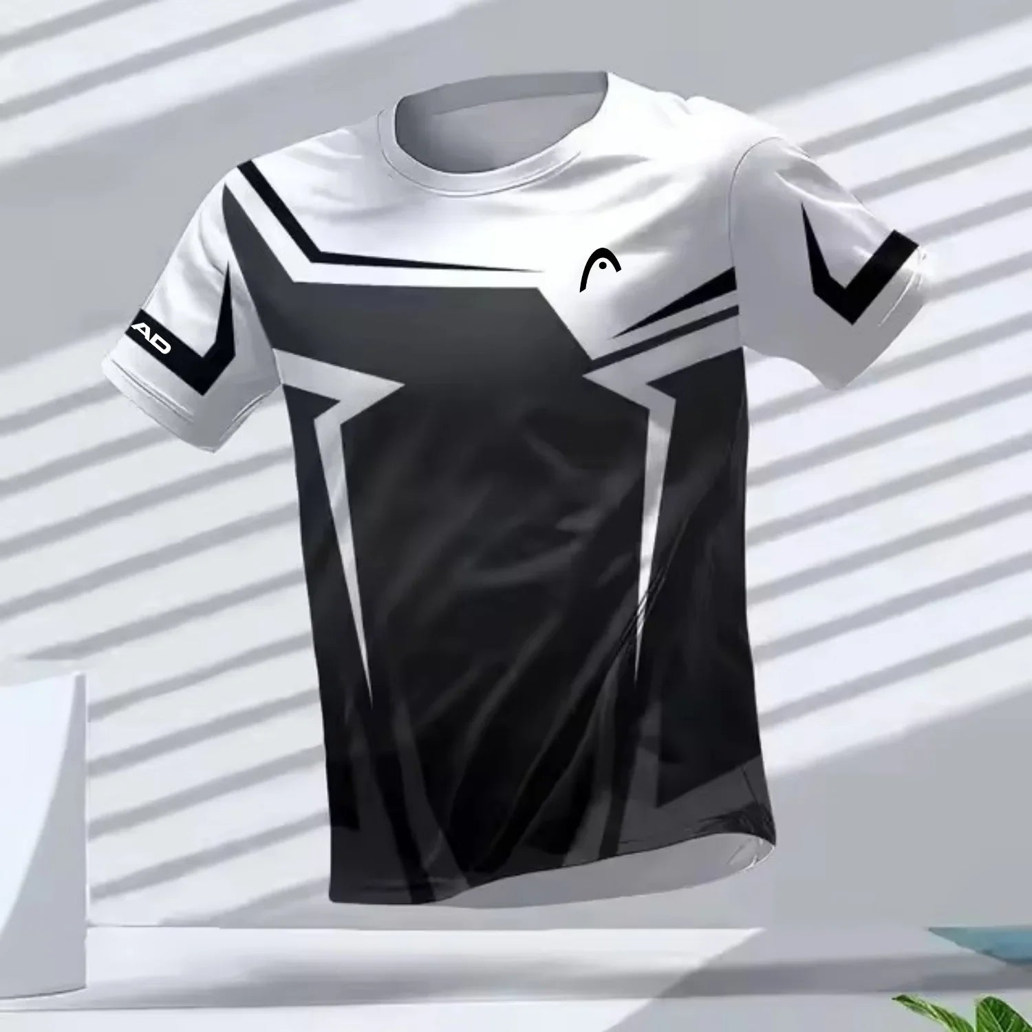 Men's T-shirts Outdoor Sports Running Tees Workout Quick-drying Breathable Round Neck Short Sleeve Casual Fashion Loose Tops