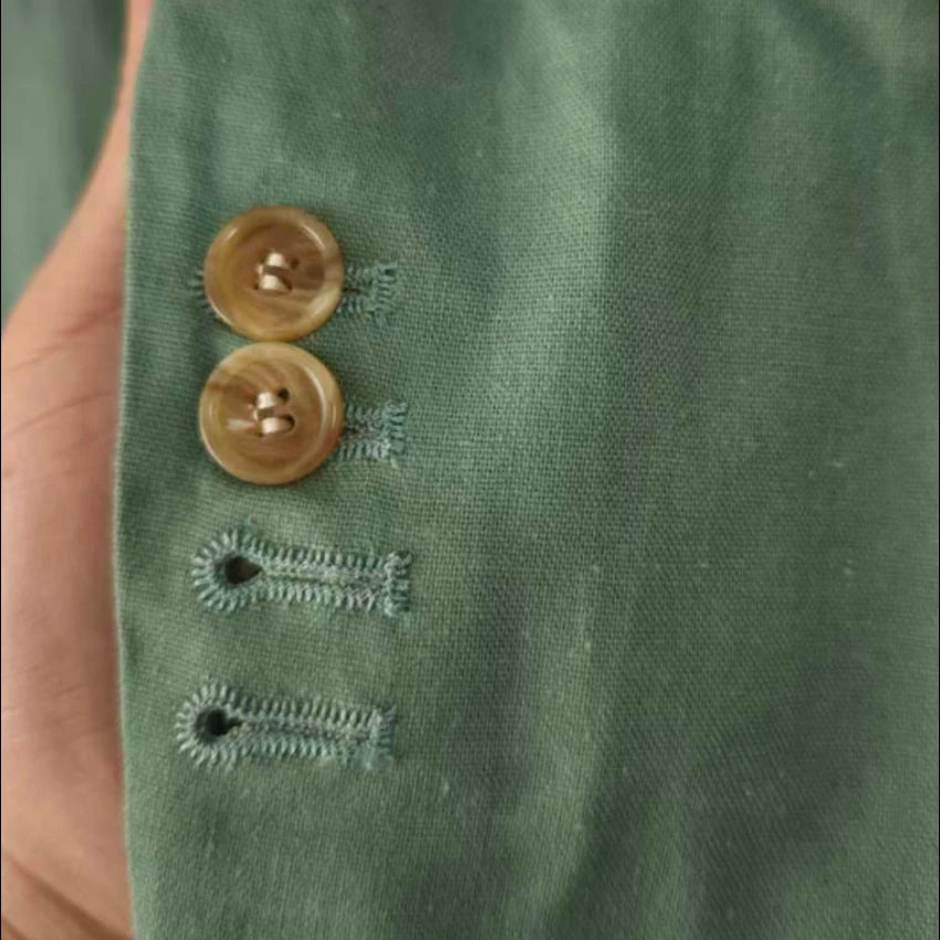 Sage Green Linen Men Suit for Wedding Beach 3 Pieces Slim Fit Groom Tuxedo for Groomsmen Wear Prom Party (Jacket + Pants + Vest)