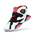 Children Summer High Top Basketball Shoes Boy Breathable Anti Slip Casual Sneakers Man Velcro Non Slip Rebound Kid Running Shoes