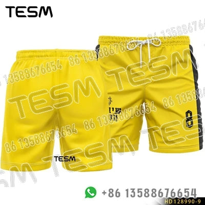 TESM Men Women Breathable Sports T-Shirt Shorts 3D Printed Number Short Sleeve Training Top Loose Streetwear Trendy Tee S-6XL