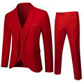 Men Business Professional Slim Fit Two Piece Suit Formal Groomsman Wedding Attire