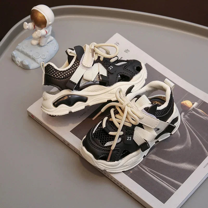 Spring and Summer Men's and Women's Sports Shoes Fashionable Round Toe Strap Thick Sole Breathable/comfortable Casual Sandals