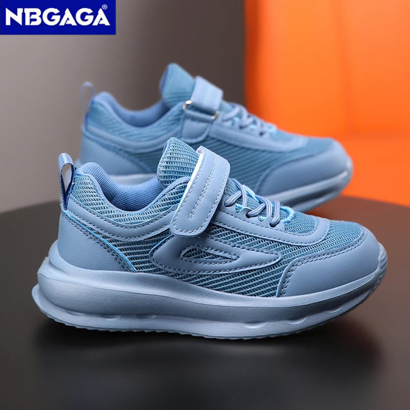 New Kids Breathable Sneakers Summer Lightweight Children Running Shoes Non-slip Casual Walking for Boy Girl Student Training