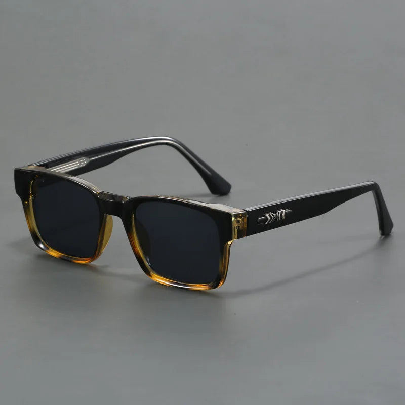 New Men's Advanced Ultra Light Coarse Frame Fashion Square Sunglasses Women Men Trendy Anti Mist Outdoor Driving Shades UV400