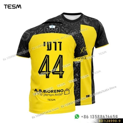TESM Men Women Breathable Sports T-Shirt Shorts 3D Printed Number Short Sleeve Training Top Loose Streetwear Trendy Tee S-6XL