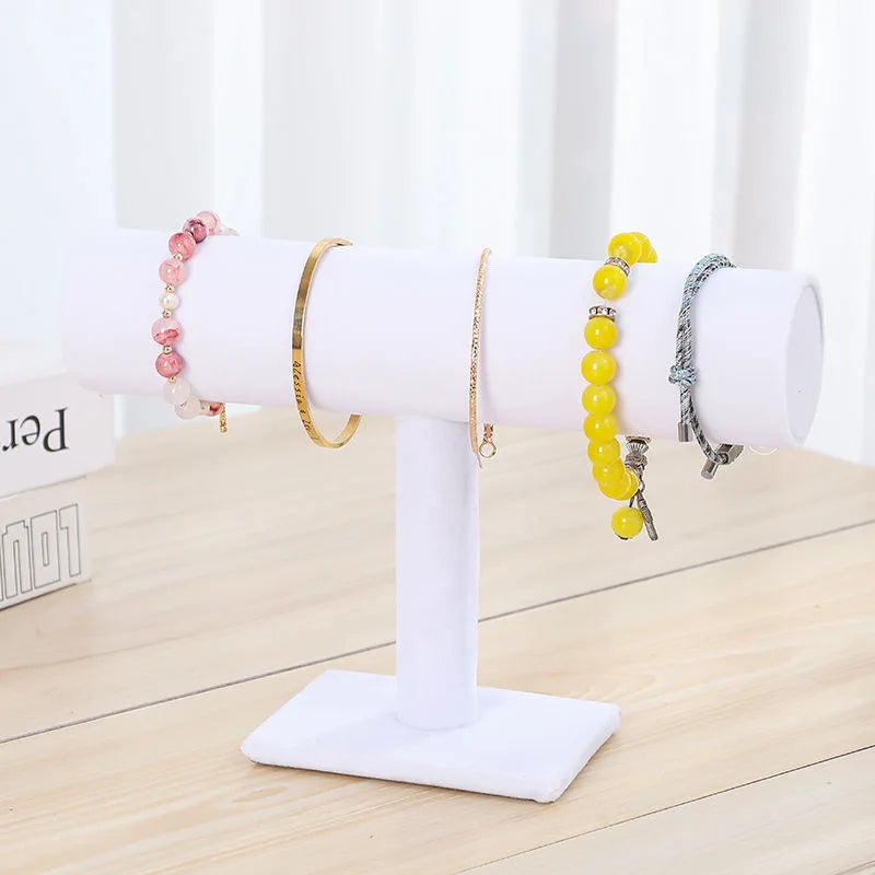 Jewelry Chain Hairband Watch Necklace Bracelet Display Stand Rack Holder T-bar Bracelet Display Stand Holder Watch Display