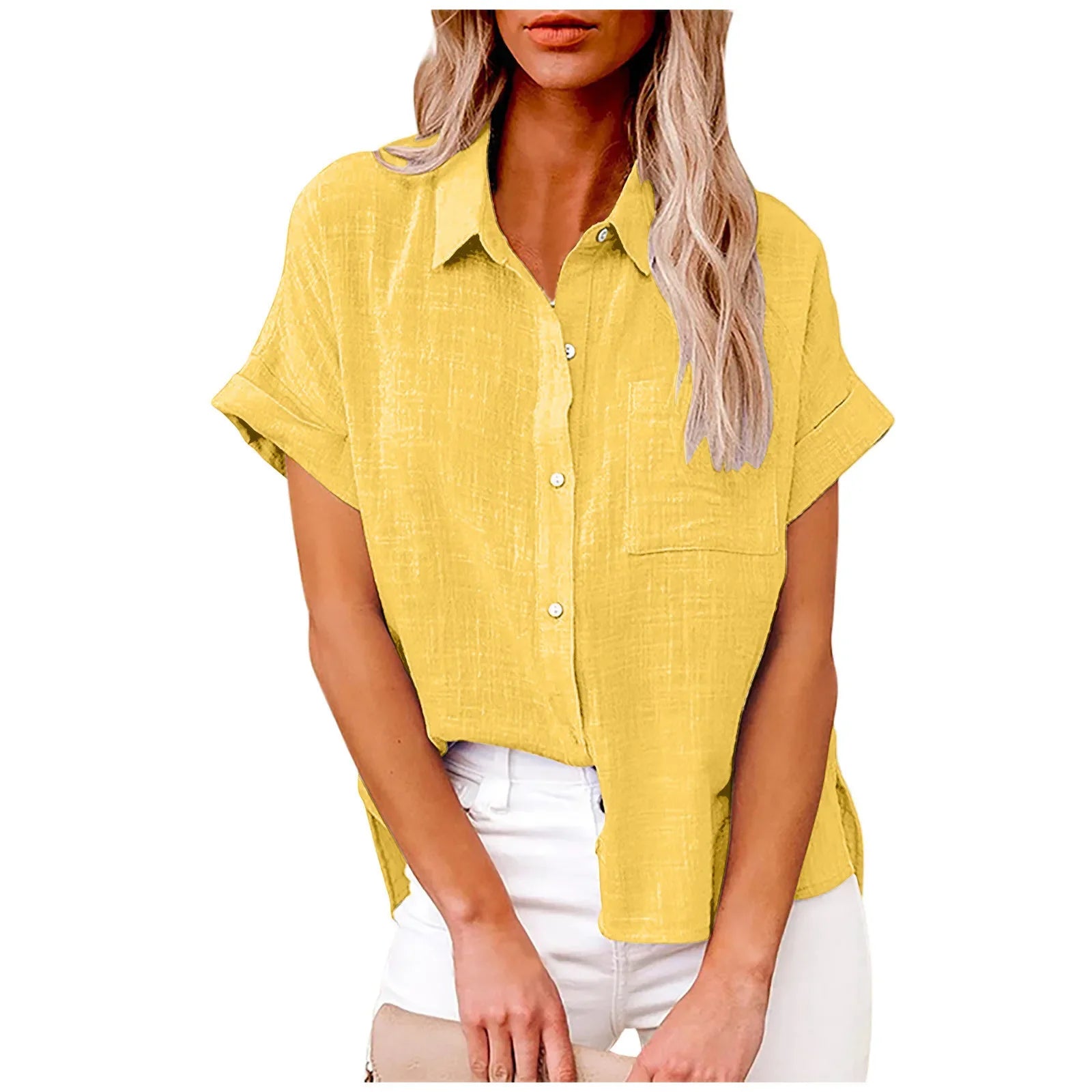 Short Sleeve Tops Tee Women Blusas Summer Loose Ladies T-Shirts Cotton Linen Blouse Woman Clothing Casual T Shirt Camisas Mujer