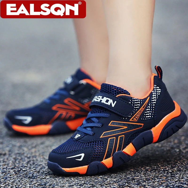 Sport Kids Sneakers for Boys Breathable Mesh Running Tennis Spring Summer Outdoor Anti Skid Athletic Shoes Size 28-39