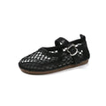 2025 New Children's Flats Summer Breathable Princess Shoes for Girls Simple Fashion Kids Causal Shoes Soft Soled Trend Versatile