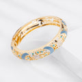 6 Colors Enamel Bracelet For Women Hollow Bangle On Hand India Cloisonne African Jewelry Women's Hand Bracelets Bohemian Gifts