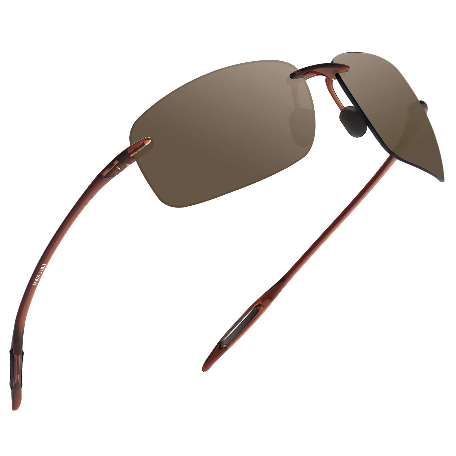 MAXJULI Polarized Sunglasses Women&Men Designer Fashion Driving Sports Rimless（MJ8009）