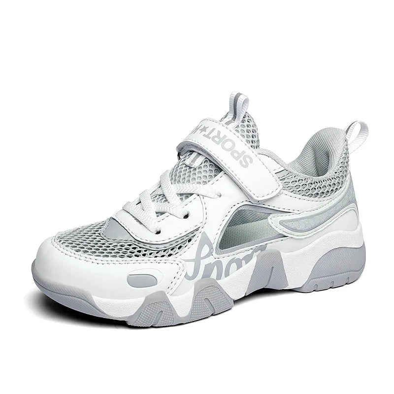 Breathable Mesh Children's Sports Shoes Hollow Outdoor Stream Tracing Men's Summer New Style Running Shoes for Kids