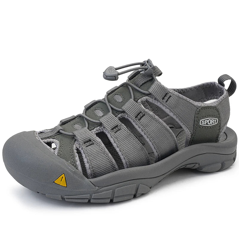 Men's Casual Mesh Outdoor Beach Sandals Fashion Light Breathable Shoe for Men Anti-slip Waterproof Sandal Man Comfortable Shoes