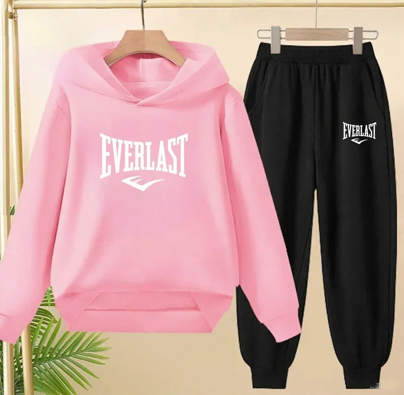 Spring Autumn New Fashion Kids Tracksuits 3-12 Years Boys and Girls Casual Sports Hoodie Tops+pants 2pcs Sets Children Clothes
