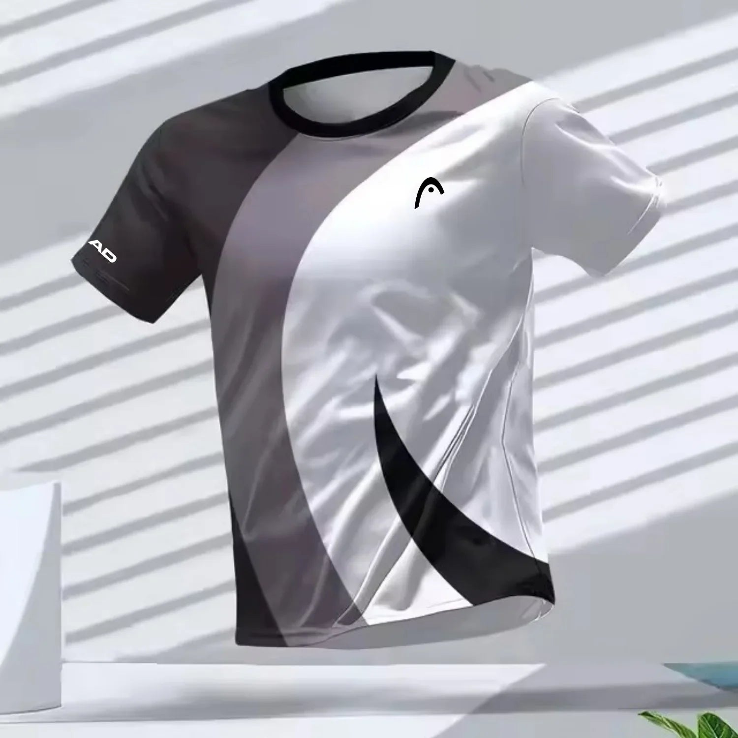 Men's T-shirts Outdoor Sports Running Tees Workout Quick-drying Breathable Round Neck Short Sleeve Casual Fashion Loose Tops