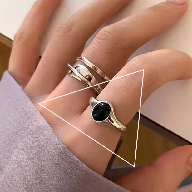 VENTFILLE 925 Sterling Silve Green Crystal Geometry Ring Square Retro Sweet Jewelry Birthday Gift Dropshipping