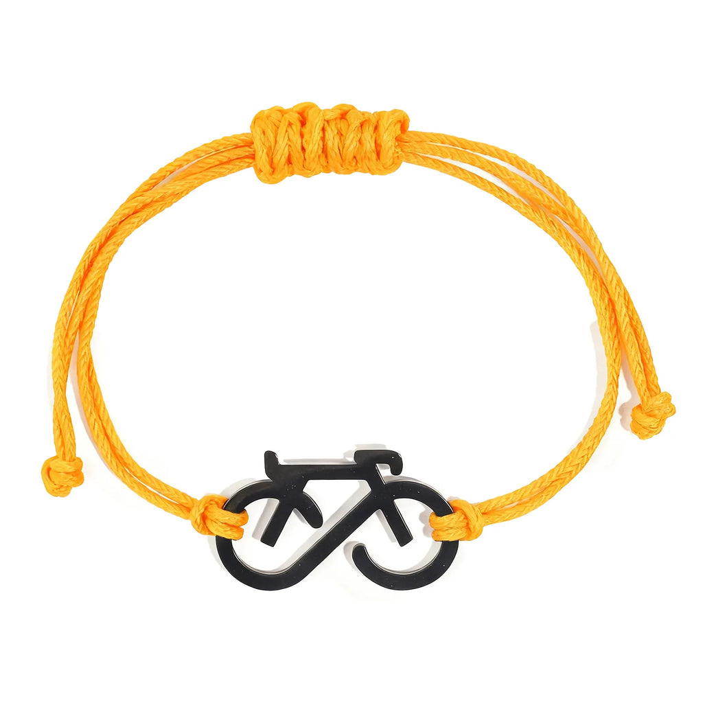 2025 Fashion Bicycle Bracelet New Trendy Sports Cycling Periphery Pendant Bracelet Pink Bicycle Jewelry