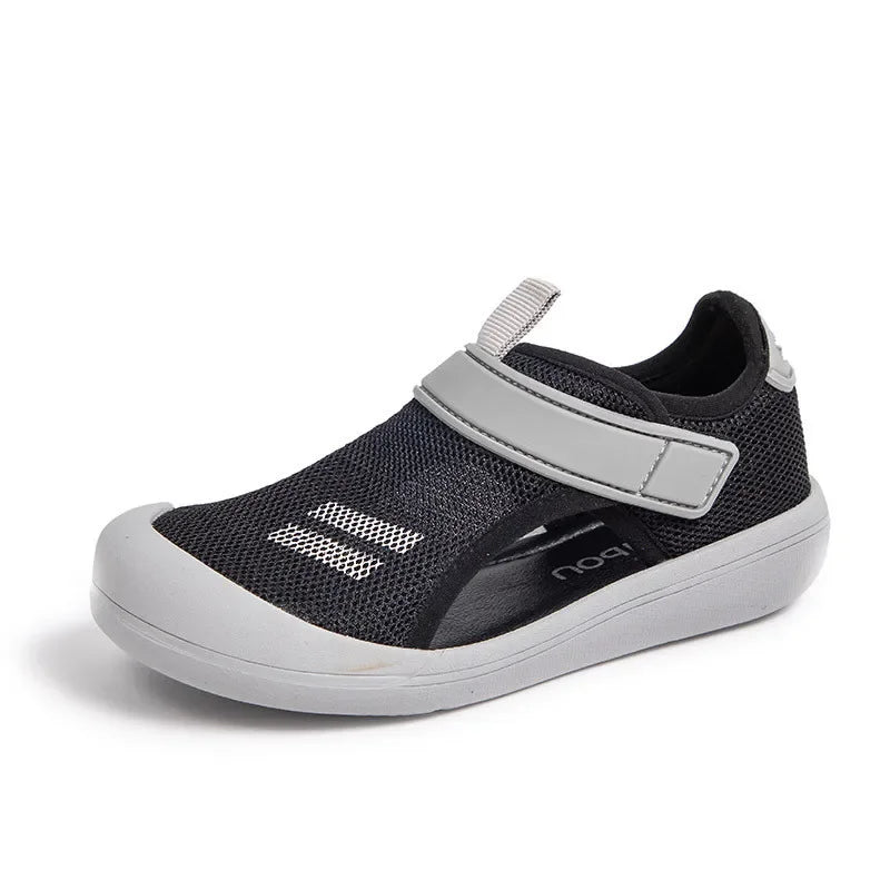 Kids Mesh Sandals Toes capped Boys Girls Casual Shoes Soft Sole Summer Children Fashion Beach Shoes Anti-Slip Wear-resistant