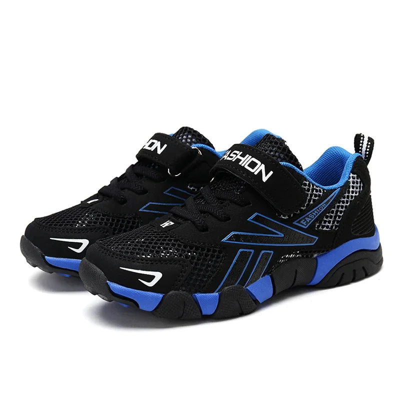 Sport Kids Sneakers for Boys Breathable Mesh Running Tennis Spring Summer Outdoor Anti Skid Athletic Shoes Size 28-39