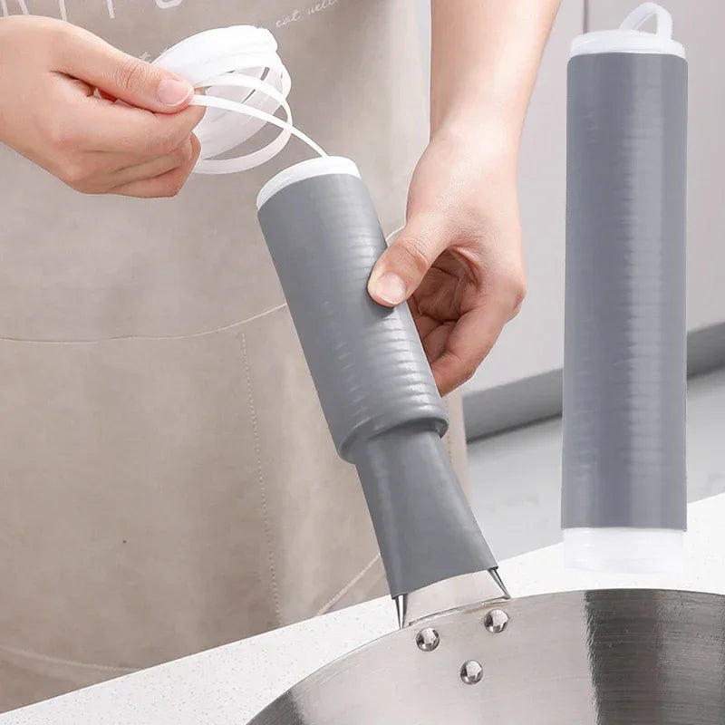 Frying Pan Handle Insulation Set Handmade Silicone Set Iron Pot Anti-scalding Rubber Set Household Stainless