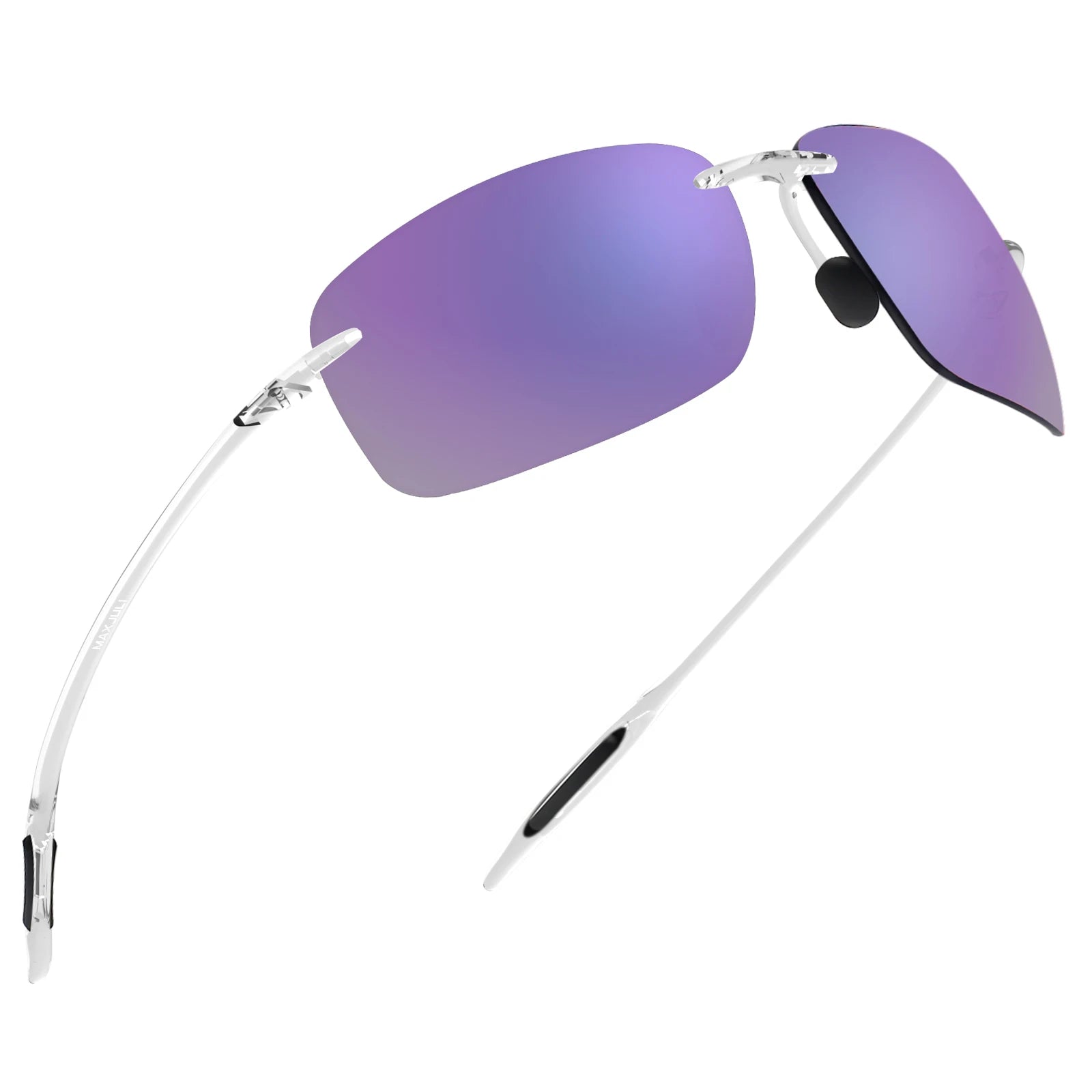 MAXJULI Polarized Sunglasses Women&Men Designer Fashion Driving Sports Rimless（MJ8009）