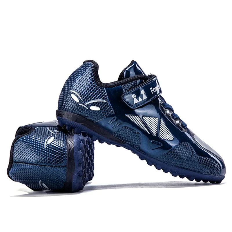 NoTie Running Shoes for Children Artificial Grass Football Sports Shoes Breathable Rubber Sole Summer Season Kids Footwear