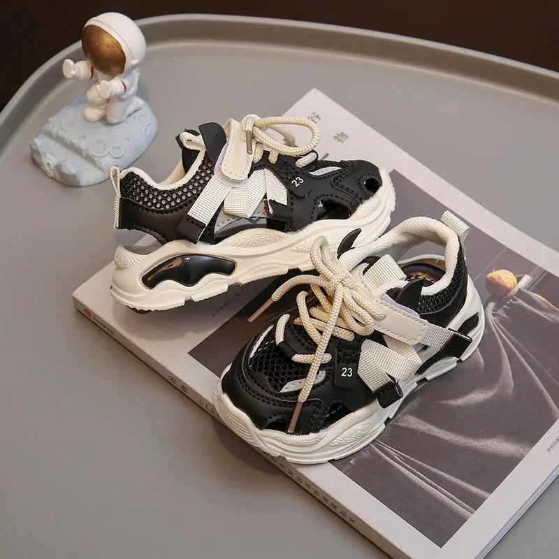 Spring and Summer Men's and Women's Sports Shoes Fashionable Round Toe Strap Thick Sole Breathable/comfortable Casual Sandals