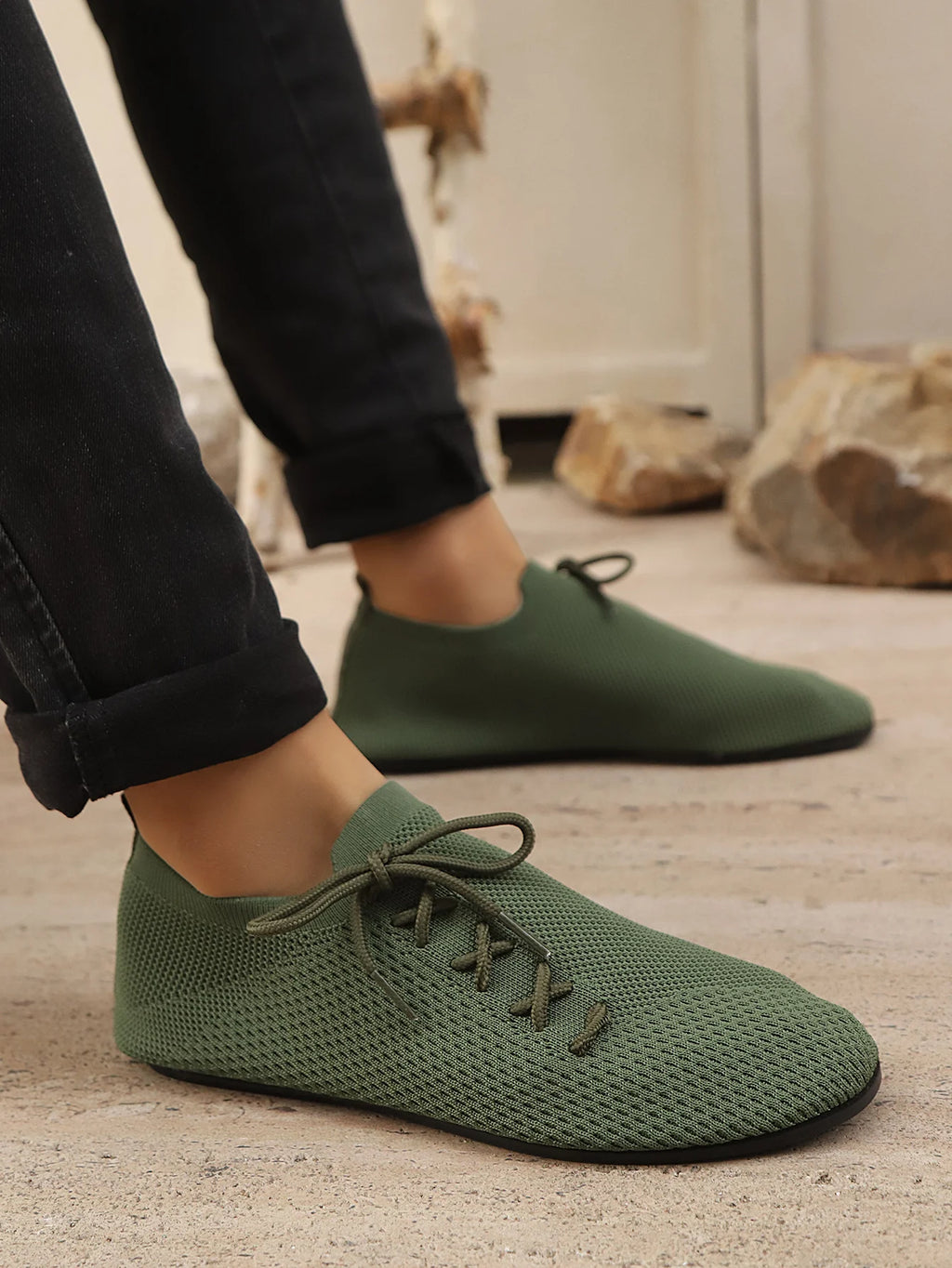 Thin Bottom Breathable Mesh Loafers Men Anti-Slip Driving Shoes Summer Casual Comfortable Walking Shoes Office Mens