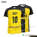 TESM Men Women Breathable Sports T-Shirt Shorts 3D Printed Number Short Sleeve Training Top Loose Streetwear Trendy Tee S-6XL