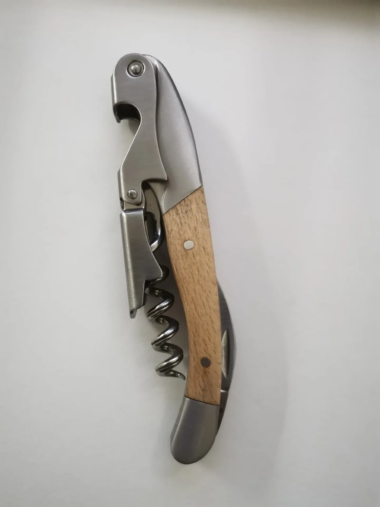 Stainless Steel red Wine Beer Bottle Opener Cork Screw wood Multi function seahorse safe cut Kitchen Bar Tools wholesale