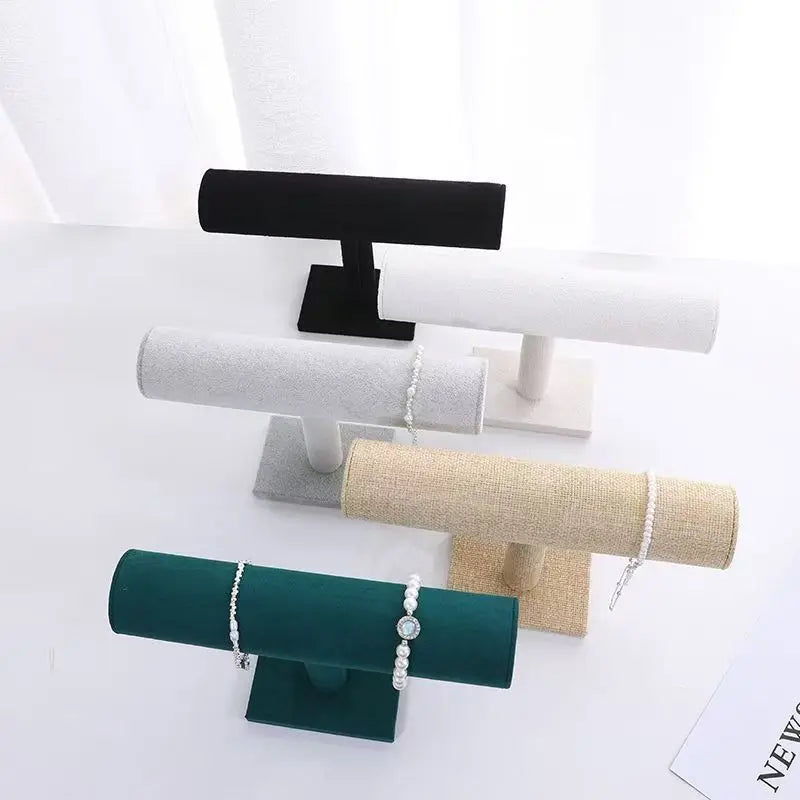 Jewelry Chain Hairband Watch Necklace Bracelet Display Stand Rack Holder T-bar Bracelet Display Stand Holder Watch Display
