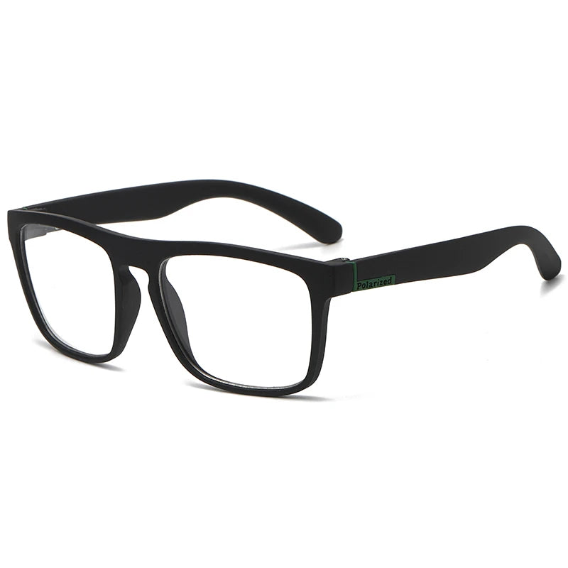 COOLMEN Men's Square Polarized Sunglasses Yellow Lens Anti-Glare Night Vision UV400 Eyewear for Driving 888