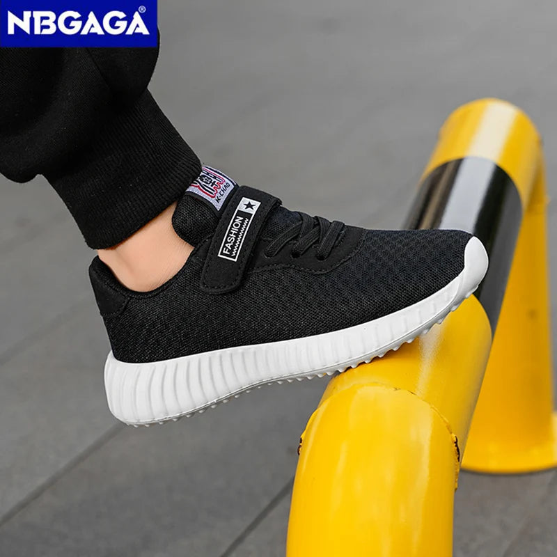 Children Boy's Summer Breathable Lightweight Sneakers Kids' Outdoor Running Shoes for Sports & Tennis Size 28-39