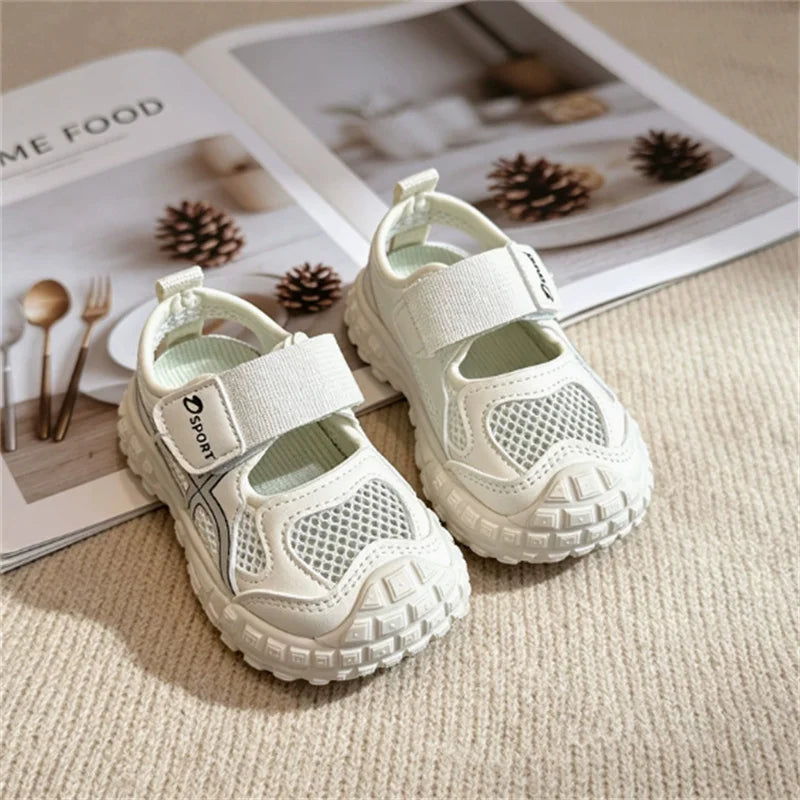 2026 New Summer Children Shoes Mesh Breathable Kids Casual Shoes Outdoor Tennis Fashion Girls Boys Sneakers EU 22-31