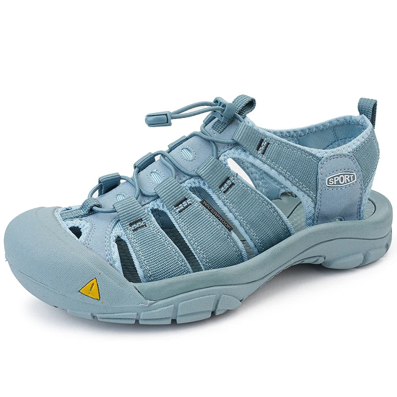Men's Casual Mesh Outdoor Beach Sandals Fashion Light Breathable Shoe for Men Anti-slip Waterproof Sandal Man Comfortable Shoes