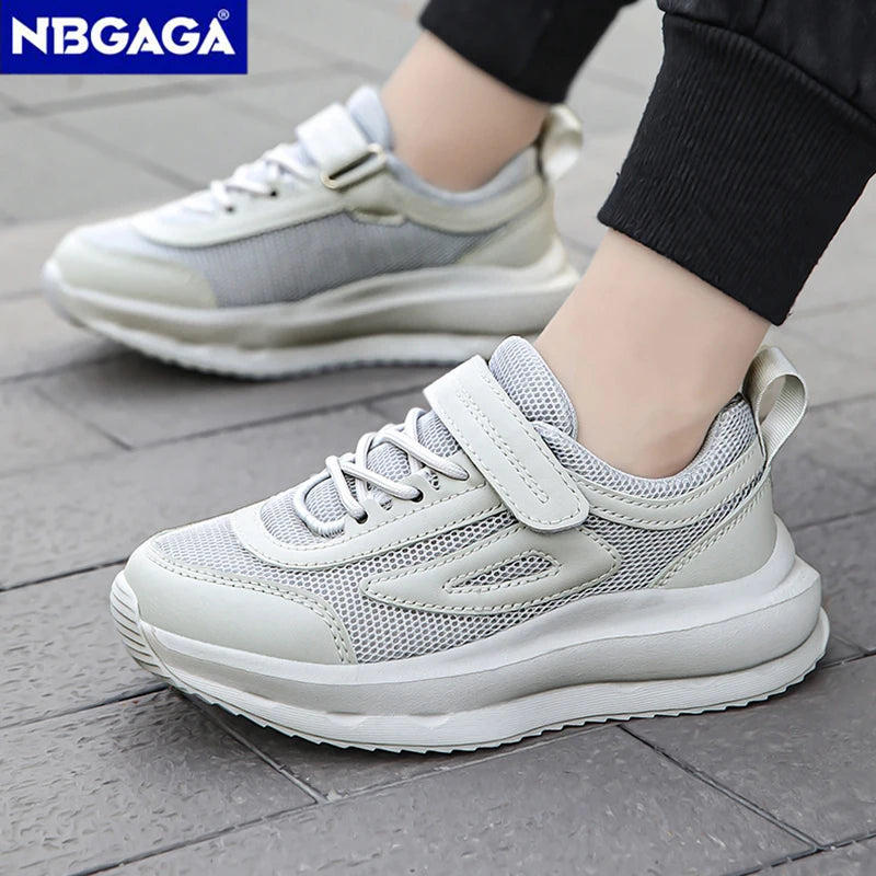 New Kids Breathable Sneakers Summer Lightweight Children Running Shoes Non-slip Casual Walking for Boy Girl Student Training