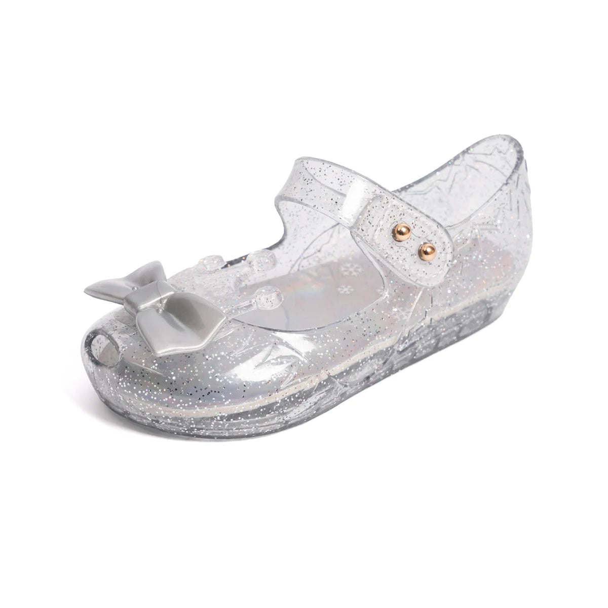 New Children's Garden Shoes Pure Color Bright Bow Sandals Fashion Comfortable Waterproof Non-slip Cute Kids Shoes Summer