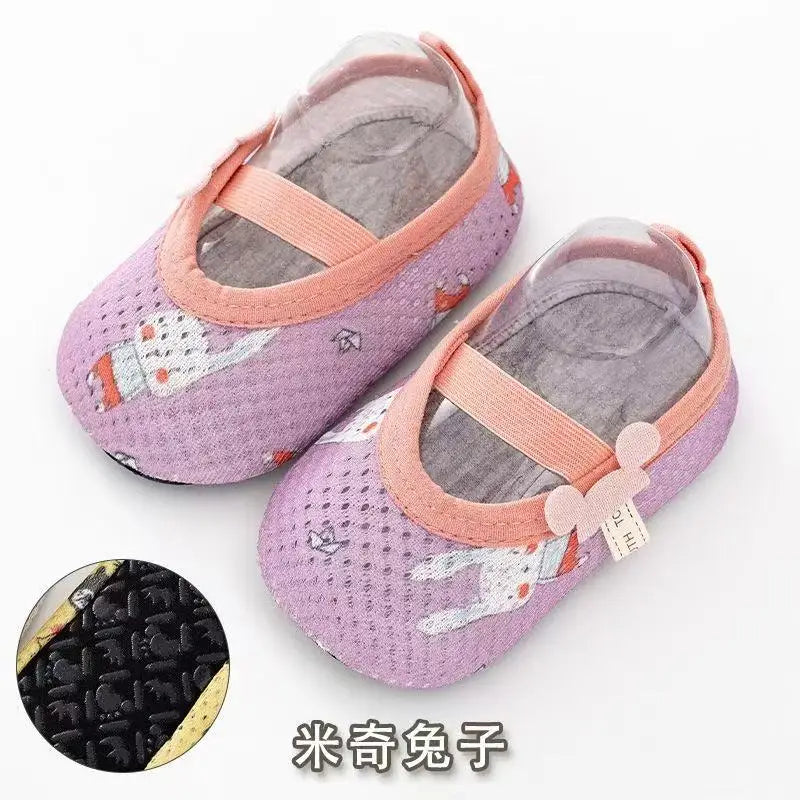 C-1 0-3 children's summer thin indoor early education anti-skid soft sole walking shoes